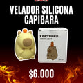 Lámpara de silicona capibara