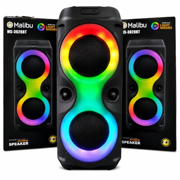 Parlante led RGB 4″ MS-3628BT