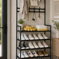 Rack organizador perchero + zapatero AY-2025