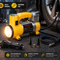 Compresor con linterna amarilla KM-61060