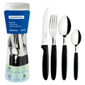Kit de cubiertos en frasco 24pcs