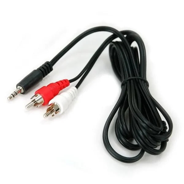 Cable RCA audio video 3.5 a 2-RCA – 3m