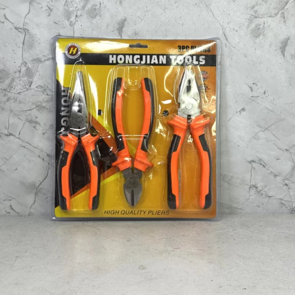 Set 3 pinzas universales de 8 piezas SR2627