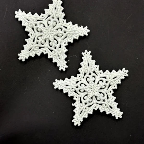 Estrella blanca 3D doble
