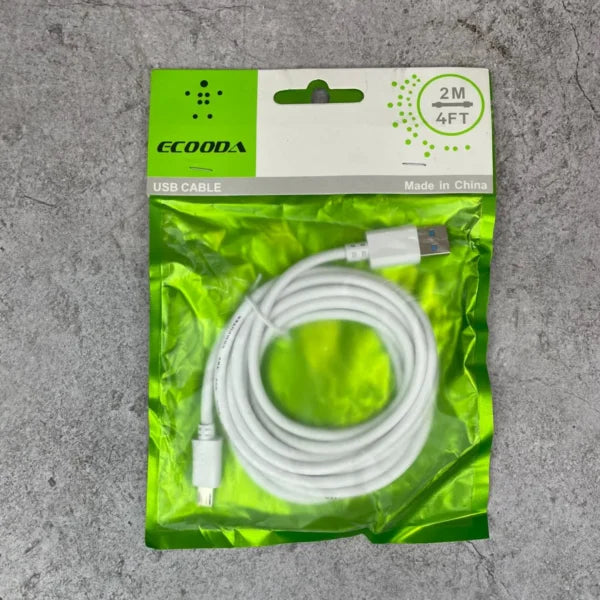 Cable Ecooda v8 2m bolsa