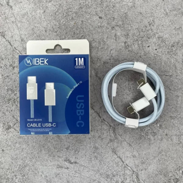 Cable Ibek tipo C a tipo C / CB-2315