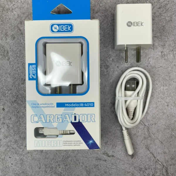 Cargador Ibek v8 4.2A IB-4010