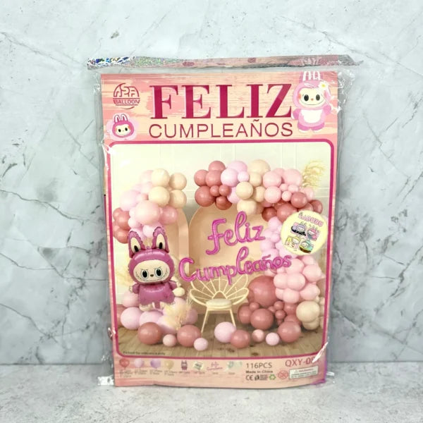 Globos labubu 112pcs