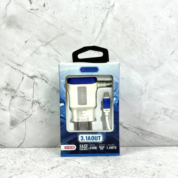 Cargador Aitech 3.1A V8