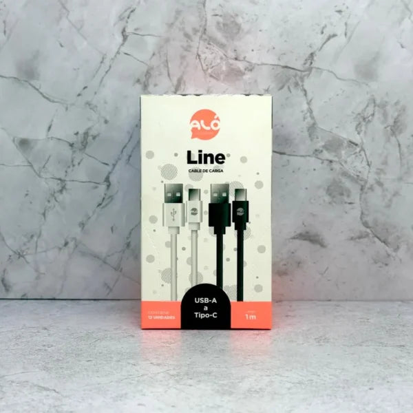 Cable Line Aló 1m 3A USB a tipo C
