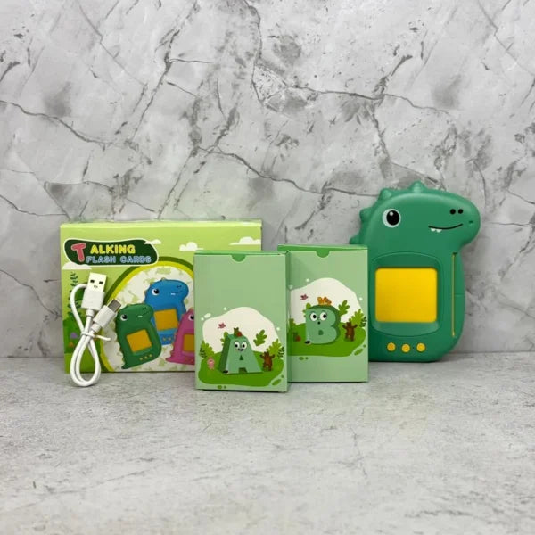 Juego didáctico tarjetas Flash dinosaurio