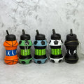 Botella plegable basquet / fútbol 500ml