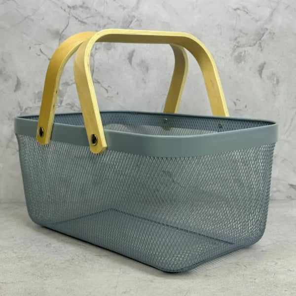 Canasto rectangular metal