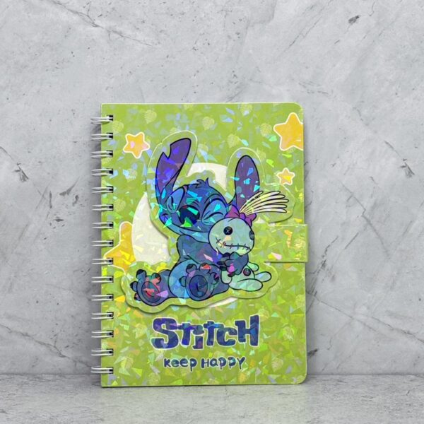 Libreta Stitch holografica SC202-3