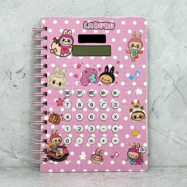 Libreta labubu con calculadora SC-QS-1