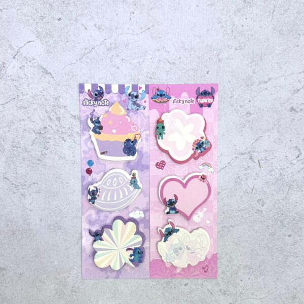 Notas adhesivas Stitch con forma
