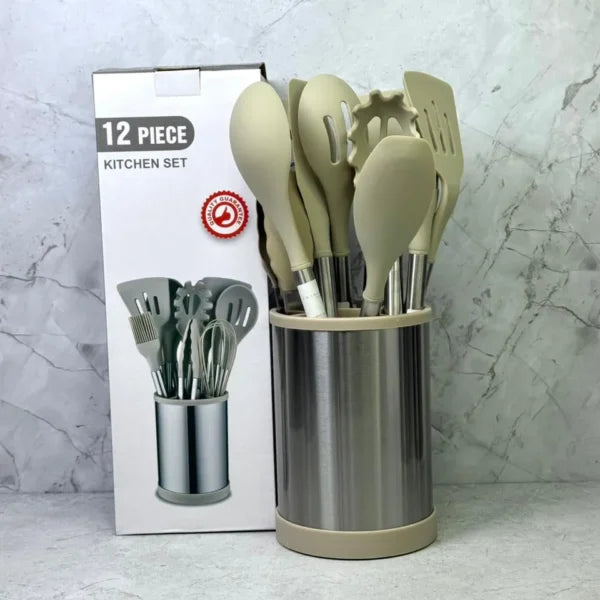 Utensilios Acero 12 PCS