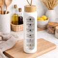 Botella De Vidrio Madera Fashionable Glass
