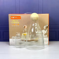 Set De Vajilla De Vidrio Borosilicato X7 PCS