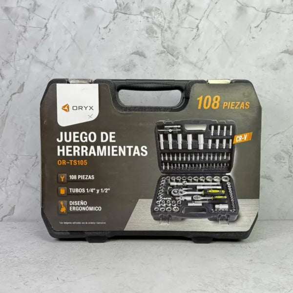 Maletin de herramientas Oryx 108 pcs OR-TS105