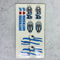 PACK Tatuaje temporal Argentina X12 WCF-32