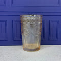 Vasos Flower Glass Ware 275ml x6 Pcs