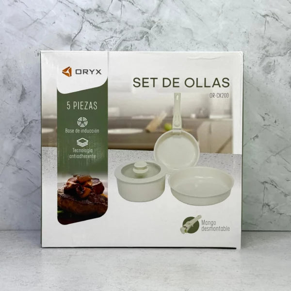 Set de ollas virales 5 pcs Oryx