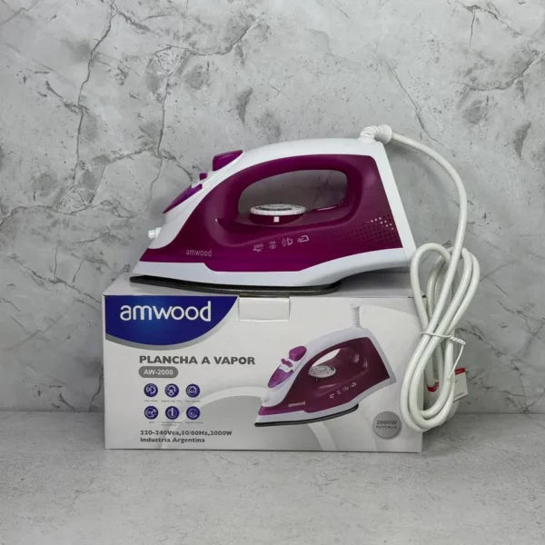 Plancha a vapor con rociador Amwood AW-2000