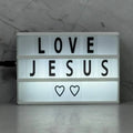 Cartele Led con letras pequeño KM-A3