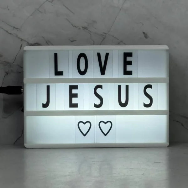 Cartele Led con letras pequeño KM-A3