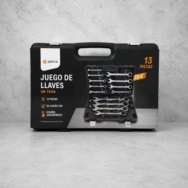 Juego de llaves Oryx 13 pcs – OR-TS108