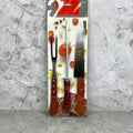 Kit de asador madera 3 pcs
