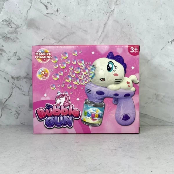 Burbujero unicornio Bubble Gun M-9