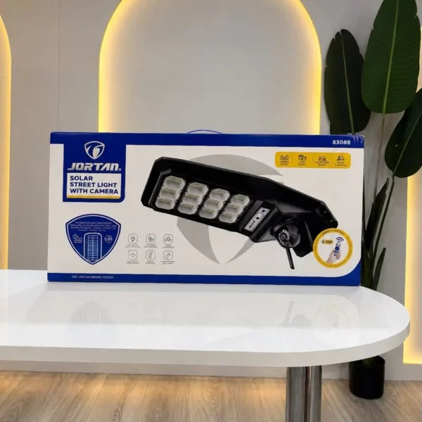 Lámpara Solar LED con Camara de Seguridad JORTAN