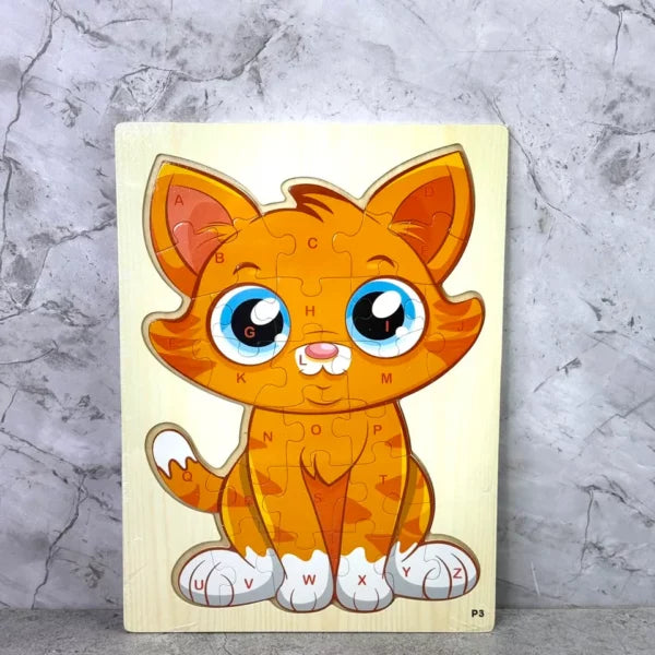 Rompecabezas animalito abecedario 26 pcs