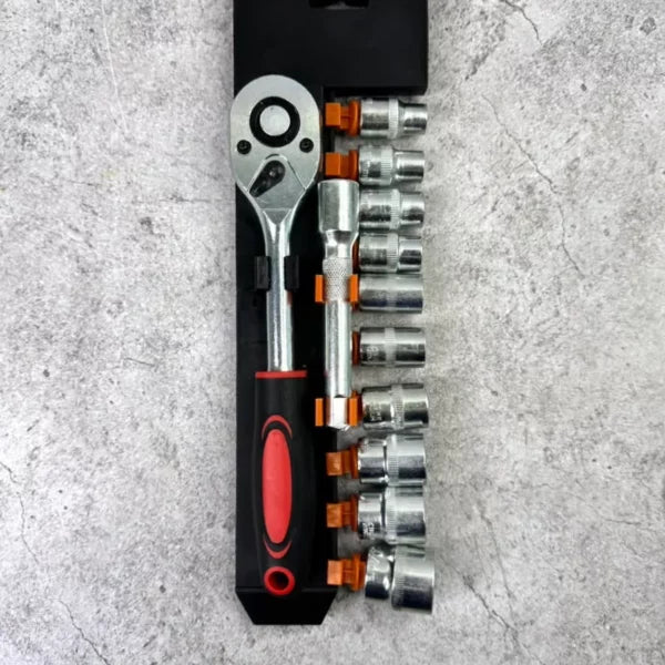 Set de llave criquet 1/2 cromada