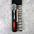 Set de llave criquet 1/2 cromada