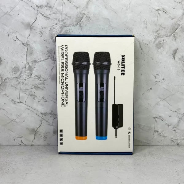 Microfono 2 pcs inalámbrico Soliter