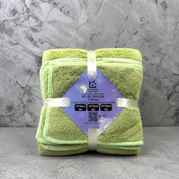 Set de toallas 3 pcs – Casa Komoda