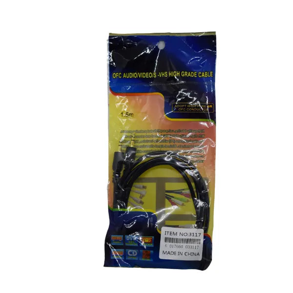 Cable auxiliar 1,5m bolsa