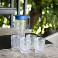 Set Vajilla De Vidrio Transparente X5 PCS